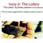 irony of the lottery